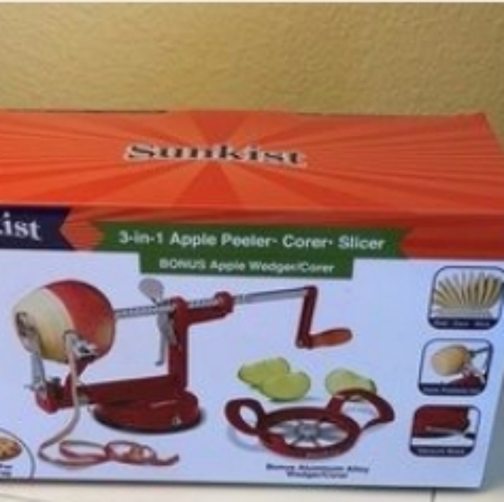 Sunkist peel, core slice apples